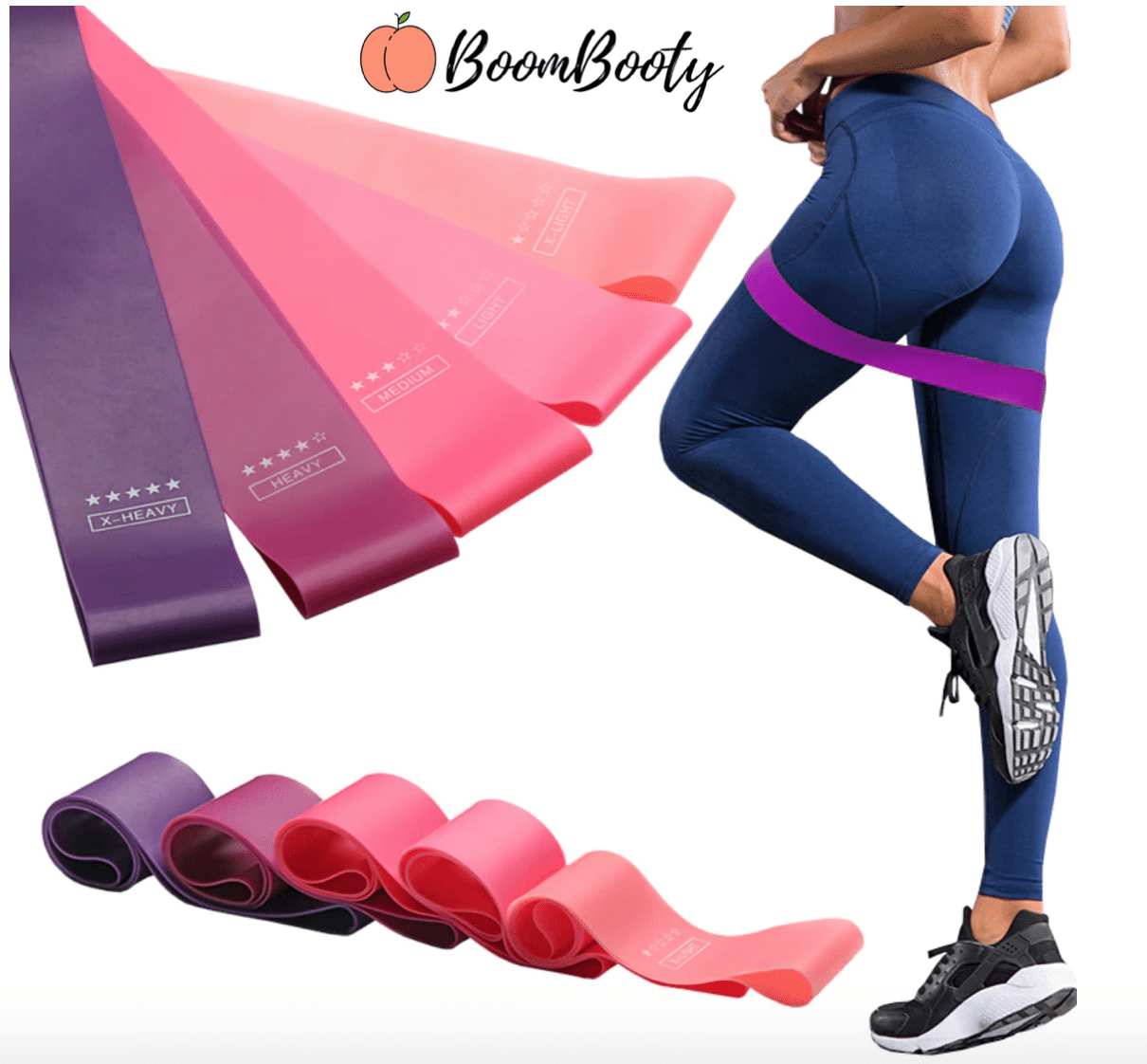 BoomBooty™ Resistance Bands Set